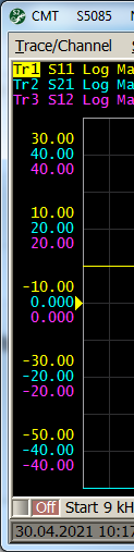 Vertical Graticule Label All Trace