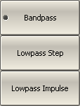 Bandpass softkeys