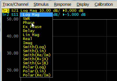 Display format setting
